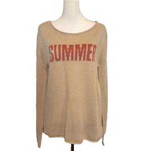 Marled SUMMER Spell out Sweater Women's Size S